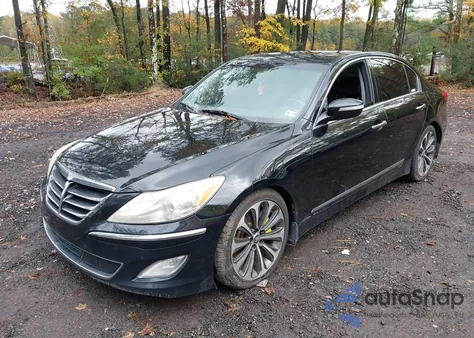 2013 Hyundai Genesis 5.0 R-Spec z USA, uszkodzony, nr VIN KMHGC4DH6DU219889